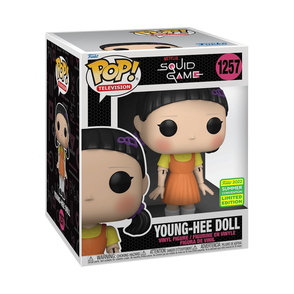 Funko Pop Squid Game Young-Hee Doll 1257 SDCC 2022 Exclusive 6 inch Vinyl Figure